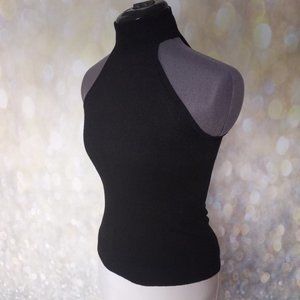 Vintage Newport News Shape FX Sleeveless Highneck Sweater Top